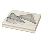 チーズブーレカスセイボリーパストリー焼いた自家製バイ ラバースタンプ (スタンプ)