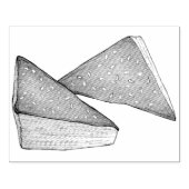 チーズブーレカスセイボリーパストリー焼いた自家製バイ ラバースタンプ (インプリント)