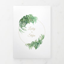 チーズプラント三つ折り文字折り招待状