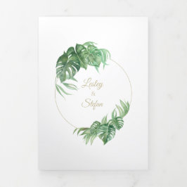 チーズプラント三つ折り文字折り招待状 三つ折り招待状