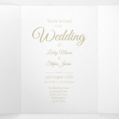 チーズプラント三つ折り文字折り招待状 三つ折り招待状 (内部中)