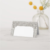 チーズプレートの宴会看板, トガパーティーのラベル プレイスカード (裏面)