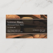 チーズプロデューサー/メーカーフォト名刺 名刺 (裏面)