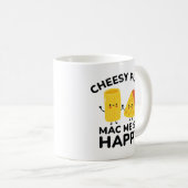 チーズプンスMac私はとても幸せ コーヒーマグカップ (正面右)