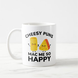 チーズプンスMac私はとても幸せ コーヒーマグカップ