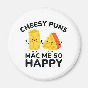 チーズプンスMac私はとても幸せ マグネット