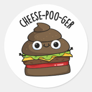 チーズプーおもしろいガーウンチパン ラウンドシール
