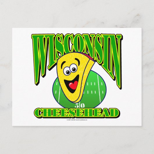 チーズヘッド漫画2 ポストカード (正面)