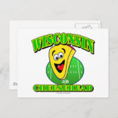 チーズヘッド漫画 ポストカード (正面/裏面)