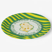 チーズヘパーソナライズされたッド紙プレート ペーパープレート (アングル)