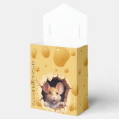 チーズベビーシャワーの小さなマウス フェイバーボックス (オープン)