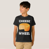 チーズホイールビデオゲームのミームデザイン Tシャツ (正面フル)
