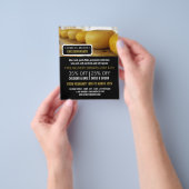 チーズホイール、チーズモ広告ンガー チラシ (手)