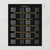 チーズホイール、チーズモ広告ンガー チラシ (裏面)