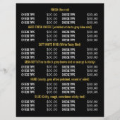 チーズホイール、チーズモ広告ンガー チラシ (裏面)