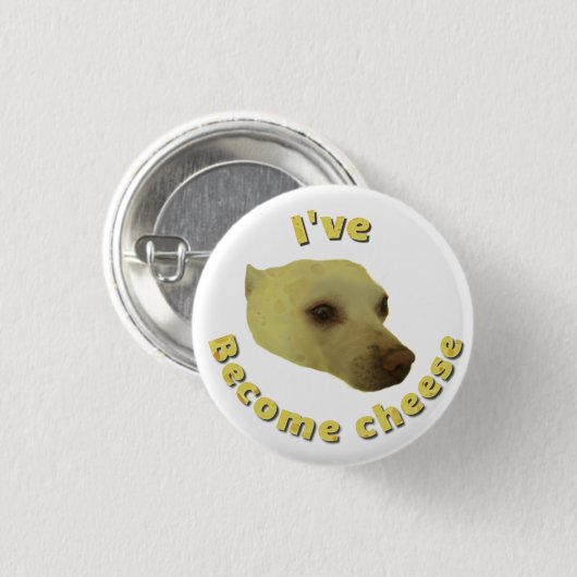 チーズボタン 缶バッジ (正面&裏面)
