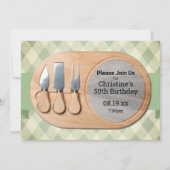 チーズボードカスタムシャルキュテリー 招待状 (正面)