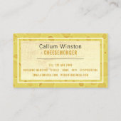 チーズボードデザイン、チーズモンガー 名刺 (裏面)