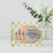 チーズボード オーダーメイド シャルキュトリー ポストカード (スタンド正面)