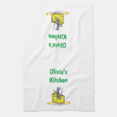 チーズマウスクラッカーネズミキッチンハンドタオル キッチンタオル (縦)