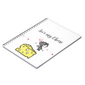 チーズマウスノートが大好き ノートブック (左側)