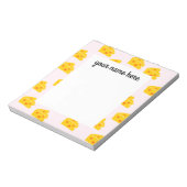 チーズメモパーソナライズされた帳 ノートパッド (回転)