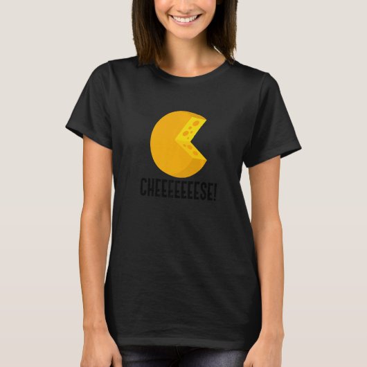 チーズメーカーアイロン引用文チーズフード Tシャツ (正面)