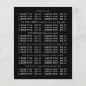 チーズモンガー広告ズ乳牛 チラシ (裏面)