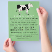 チーズモンガー広告ズ乳牛 チラシ (手)