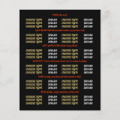 チーズモンガー広告ズ品種 チラシ (裏面)