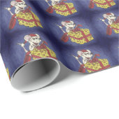 チーズラッピングペーパーを持つクリスマスのマウス ラッピングペーパー (ロールコーナー)