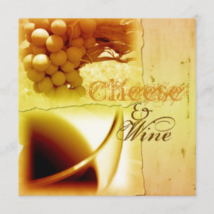 チーズワインの試飲ペアパーティー 招待状