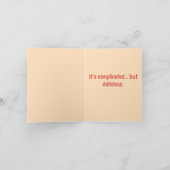 チーズ人間関係とピザおもしろい- Pizza Relat カード (内部)