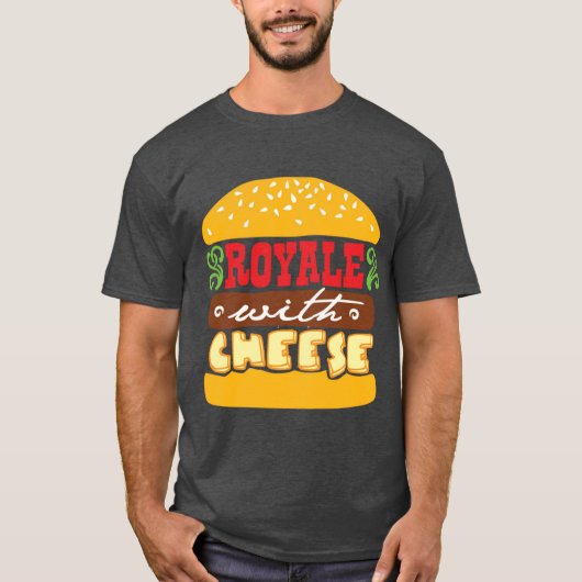 チーズ付きロワイヤルギフトのPulp Fiction Tシャツ (正面)