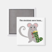 チーズ入りクリスマスマウス マグネット (正面/裏面)