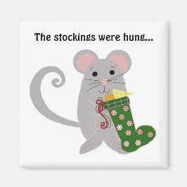 チーズ入りクリスマスマウス マグネット