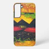 チーズ入りダブルデラックスハンバーガー SAMSUNG GALAXYケース (裏面)
