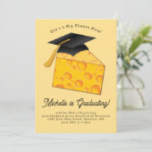 チーズ卒業パーティチーシおもしろいー 招待状 (スタンド正面)