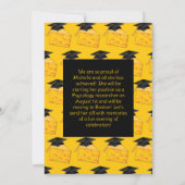 チーズ卒業パーティチーシおもしろいー 招待状 (裏面)