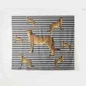 チーズ及びストライプ タペストリー (正面(横))