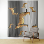 チーズ及びストライプ タペストリー (インサイチュ)