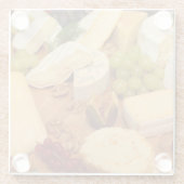 チーズ及び多く! ガラスコースター (裏面)