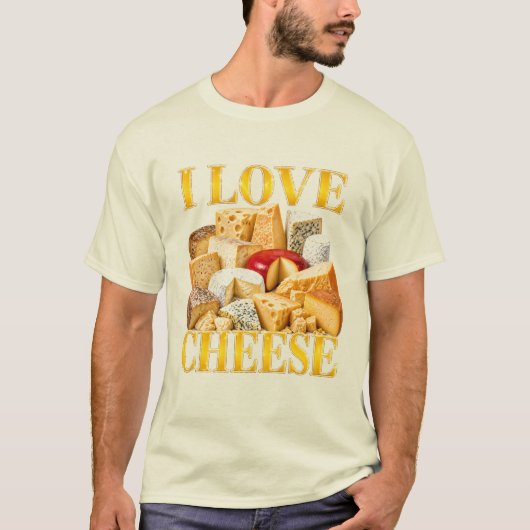 チーズ大好き Tシャツ (正面)