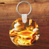 チーズ天国：究極の心地よい食品 キーホルダー (裏面)