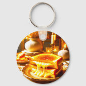 チーズ天国：究極の心地よい食品 キーホルダー (裏面)