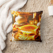 チーズ天国:究極の心地よい食品 クッション (ブランケット)