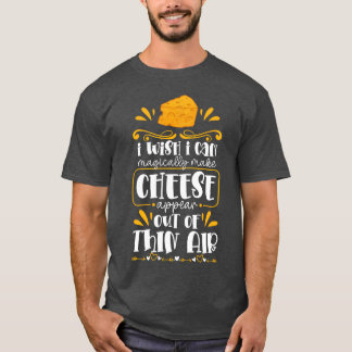 チーズ好きなグルメフードグルメ女子ヨーグルト少女 Tシャツ