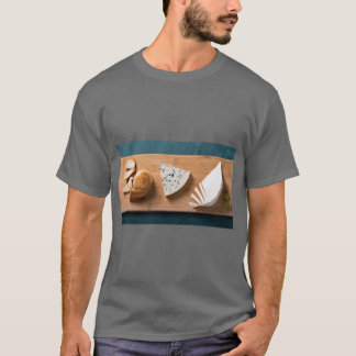 チーズ好きのための楽しいグラフィック Tシャツ