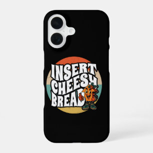 チーズ好きのための面白いチーズパン・アロー・デザイン iPhone 16ケース