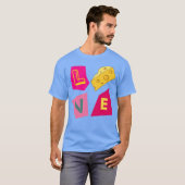 チーズ好き女子 Tシャツ (正面フル)